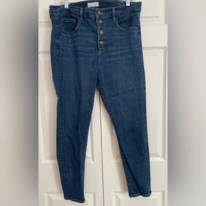 Loft High Waist Skinny Jeans
